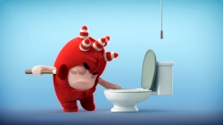 Oddbods | Fuse Unblocks the Toilet